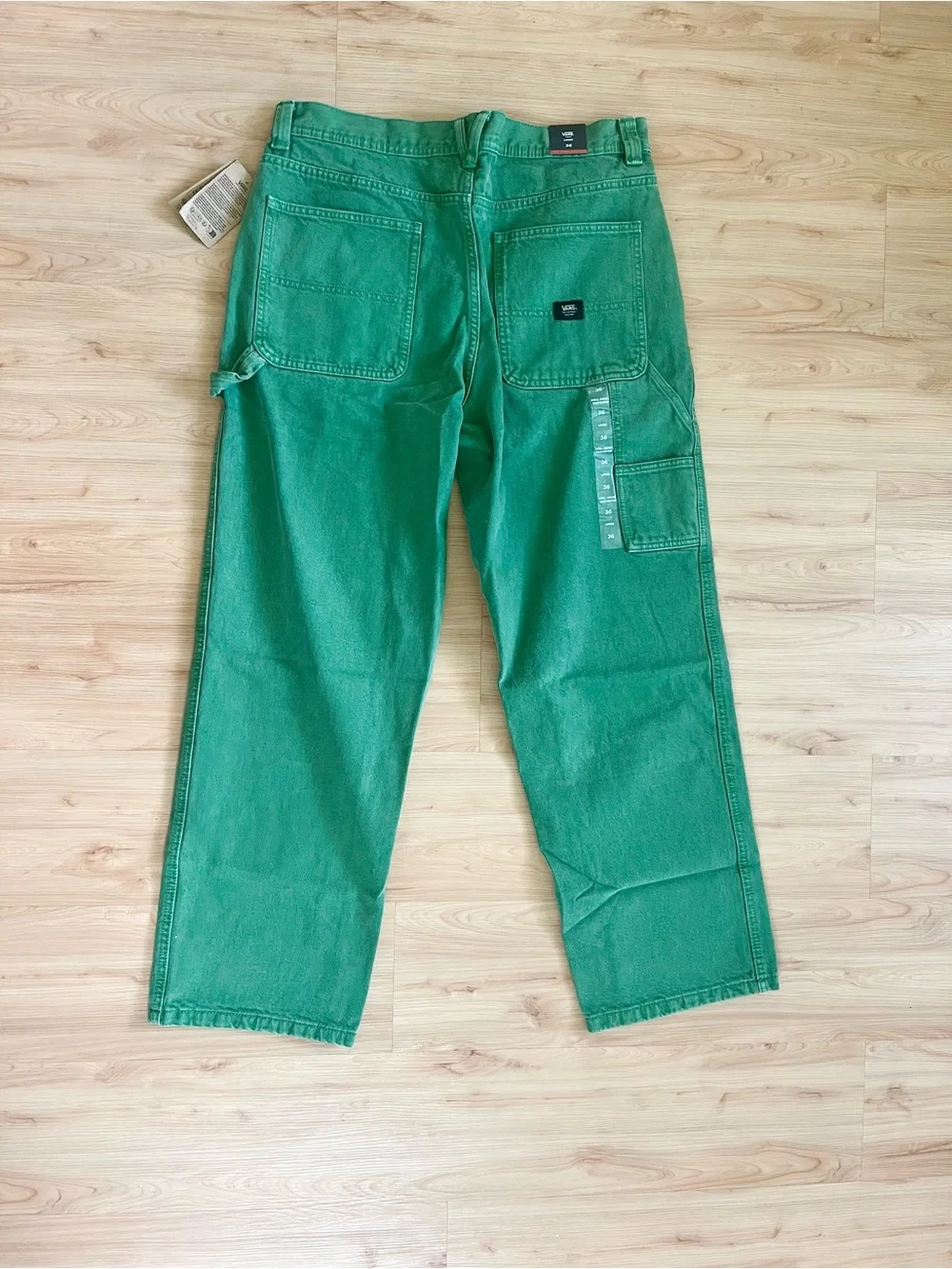 Vans Men's Green Straight Jeans Men’s 34